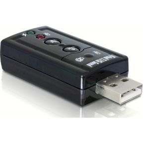 DeLOCK 61645 USB Sound Adapter 7.1 externe geluidskaart