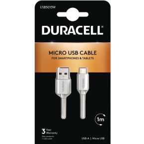 Image of Duracell 1m USB - microUSB