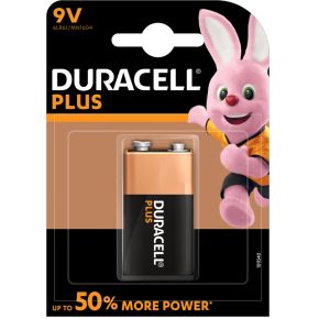 Image of 9V Blok Duracell Plus Batterij