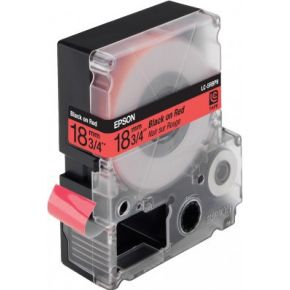 Image of Epson Pastel Tape - LC5RBP9 Pastel Blk/Red 18/9