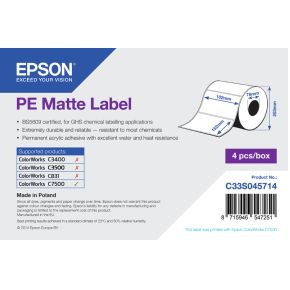 Image of Epson PE Matte 102mm x 152mm, 800