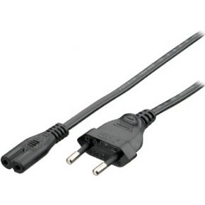 Image of Equip Euro Power Cable, black
