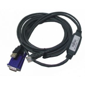 Image of Fujitsu S26361-F4473-L230 toetsenbord-video-muis (kvm) kabel
