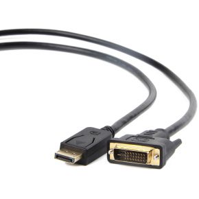 Image of Gembird CC-DPM-DVIM-3M DisplayPort to DVI adapter cable 3m