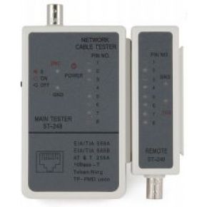 Image of Gembird NCT-1 Cable tester for RJ-45 and RG-58 cables