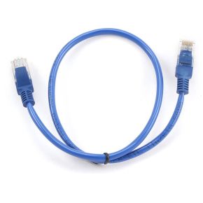 Image of Gembird PP12-0.5M/B Blue Patch cord cat. 5E molded strain