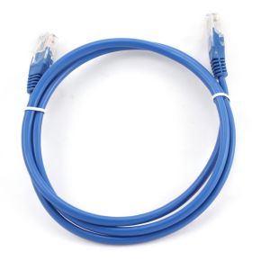 Image of Gembird PP12-1M/B Blue Patch cord cat. 5E molded strain