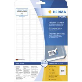Image of HERMA 10001 printeretiket