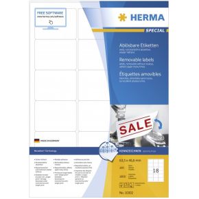 Image of HERMA 10302 etiket