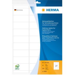 Image of HERMA 4430 adreslabels