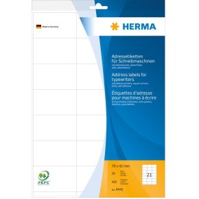 Image of HERMA 4441 adreslabels