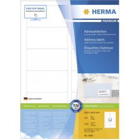 Image of HERMA 4666 adreslabels