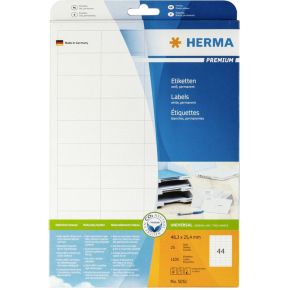 Image of Herma etiketten 48.3x25.4 25 bl. DIN A4 1100 stuks 5051