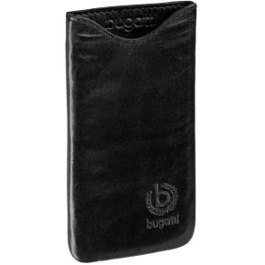 Image of Bugatti SlimFit Carrying Case for Iphone Black Leather