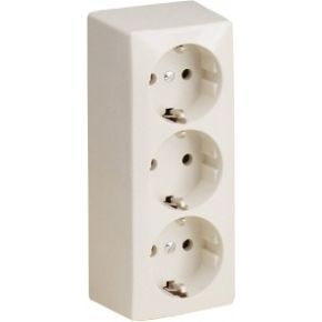 Image of 1493010 - Socket outlet protective contact white 1493010