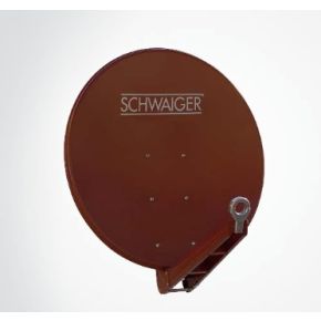 Image of Schwaiger SPI085PR Satellietschotel 85 cm Reflectormateriaal: Aluminium Steenrood