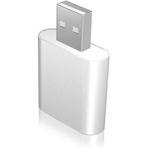 ICY BOX USB A/2 x 3.5mm USB A 2 x 3.5mm Zilver