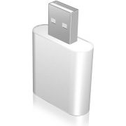 ICY-BOX-USB-A-2-x-3-5mm-USB-A-2-x-3-5mm-Zilver