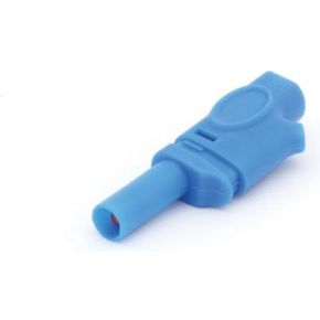Image of Iec1010 Banaanplug 4mm Insteekbaar - Blauw - (5 st.)