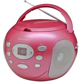 Image of Soundmaster SCD2000 draagbare Radio CD-speler FM AM roze