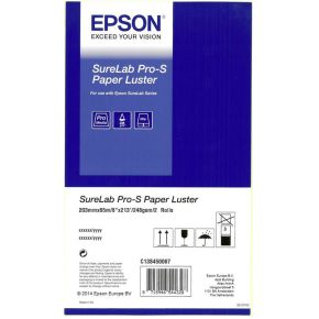 Image of 1x2 Epson SureLab Pro-S papier luster 203 mm x 65 m 254 g