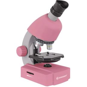 Image of Bresser 40x-640x roze microscoop