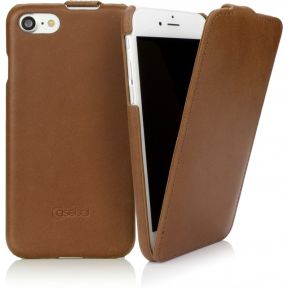Image of CASEual Leather Flip iPhone 7 Italian Brown