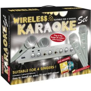 Image of Draadloze Karaoke Set voor 4 Personen + DVD
