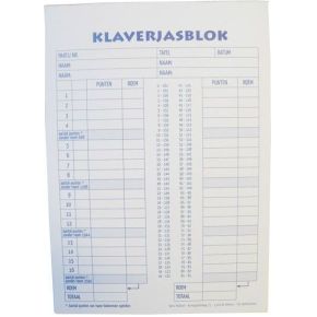 Image of Scoreblok Klaverjas A5