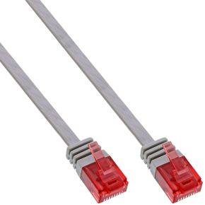 Image of InLine Flat patch cord UTP Cat.6 0.5m Grey