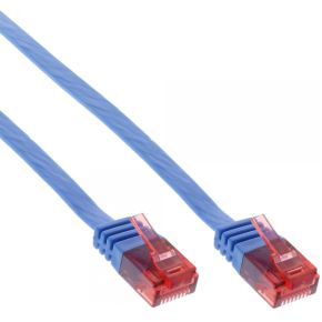 Image of InLine Flat patch cord UTP Cat.6 5m Blue