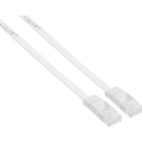Image of InLine Flat patch cord UTP Cat.6 5m White