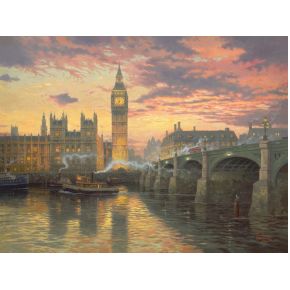 Image of Evening mood in London. 1000 pcs