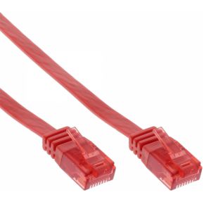 Image of InLine Flat patch cord UTP Cat.6 7m Red