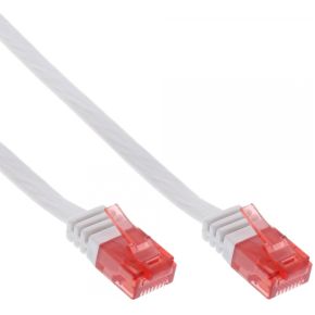 Image of InLine Flat patch cord UTP Cat.6 7m White