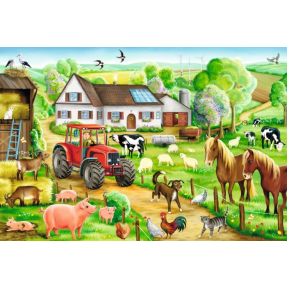 Image of Merry Farmyard. 100 pcs