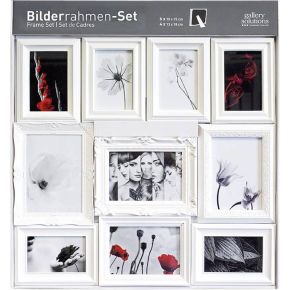 Image of Nielsen 10er Ornament Set wei+ƒ Kunststoff 8999324