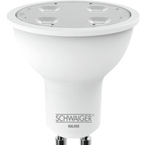 Image of Schwaiger HAL400 4.8W GU10 A+ Warm wit LED-lamp