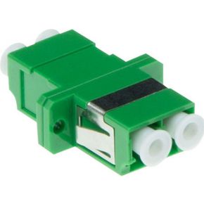 Image of Intronics Fiber optic LC-APC duplex adapter