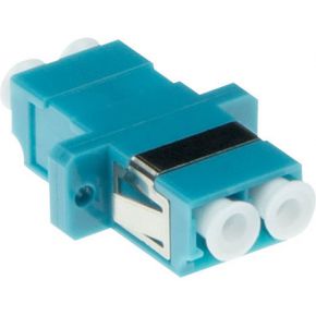 Image of Intronics Fiber optic LC-LC duplex adapter OM3