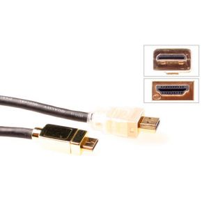 Image of Intronics HDMI High Speed aansluitkabel HDMI-A male- HDMI-C male