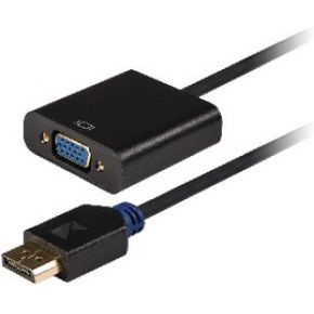 Image of DisplayPort - VGA adapterkabel DisplayPort male - VGA female 0,20 m gr