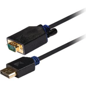 Image of DisplayPort - VGA kabel DisplayPort male - VGA male 2,00 m grijs - Kö