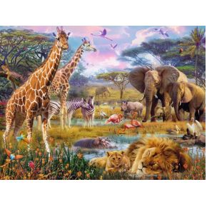 Image of Kleurrijk Afrika Puzzel, 1500 Stukjes