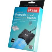 Akasa-External-Smart-Card-Read-USB-2-0-Zwart-smart-card-reader