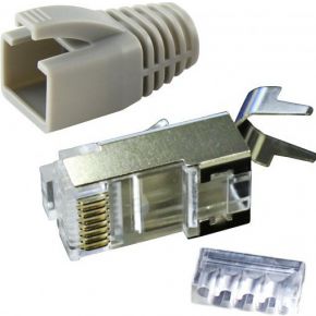 Image of Ligawo 1025007 RJ-45 Grijs, Zilver kabel-connector