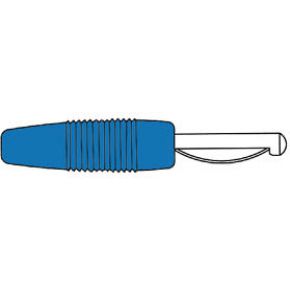 Image of Mating Connector 4mm With Screw / Blue (von 20)