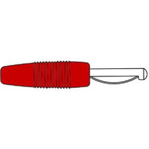 Image of Mating Connector 4mm With Screw / Red (von 20)