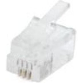 Image of Modulaire Plug Rj10 4p4c - (50 st.)