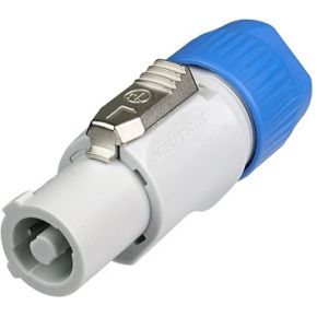 Image of Connector Speaker Male PVC Grijs/Blauw